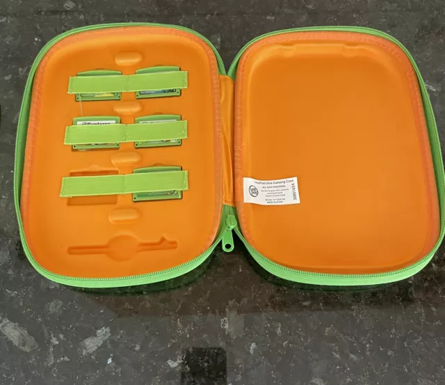 Leap Pad Ultra Green Case & 5 Leap Frog Games & Leap Pad Gel Cover 2 Stylus Pens Leap Pad Ultra Green Case & 5 Leap Frog Games & Leap Pad Gel Cover 2 Stylus Pens