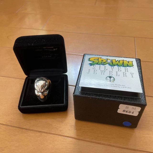 SPAWN SILVER JEWELRY Mask 1997 Ring Sterling Silver 925 Rare