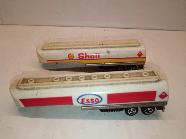 Majorette N°364 – Semi-remorque Citerne BERNARD Esso, échelle 1/100, Neuf En Boîte