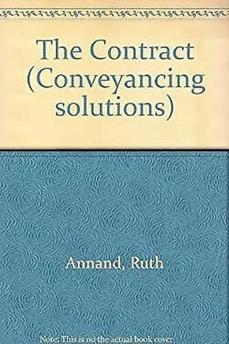 The Contract Hardcover Ruth, Whish, Richard Annand