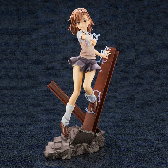 Hot！ New Anime Scientific Railgun Misaka Mikoto Figure Girl PVC Model Toy No Box