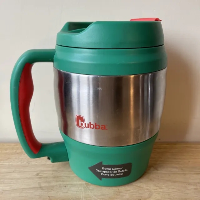 Bubba Keg 52 oz Insulated Mug with Bottle Opener - Orange and Green / Teal