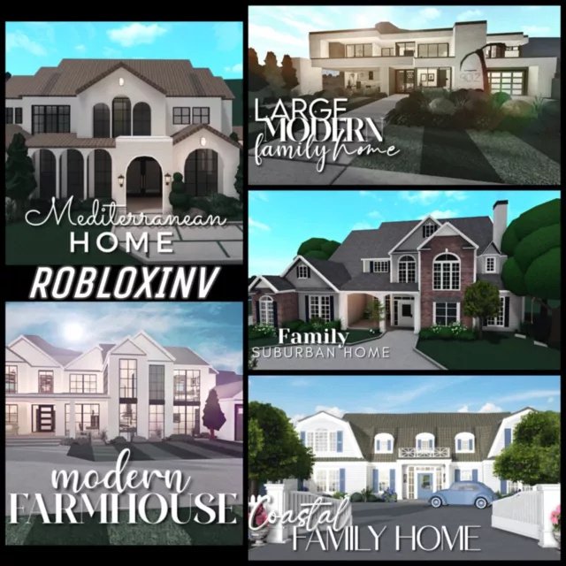 BLOXBURG HOUSE BUILD MANSION, BEAUTIFUL MEDITERRANEAN MANSION, READ  DESCRIPTION