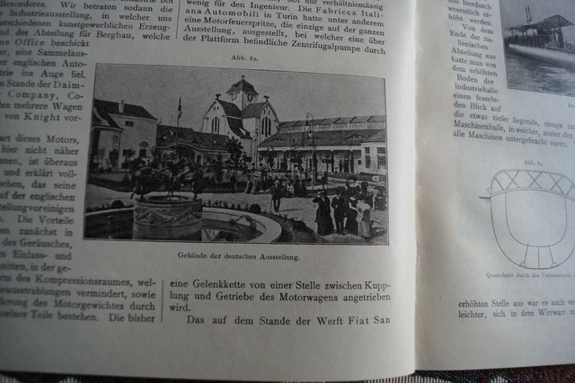 1910 Prometheus  1099 Weltausstellung Brüssel Schweden U-Boot Eisenbahn