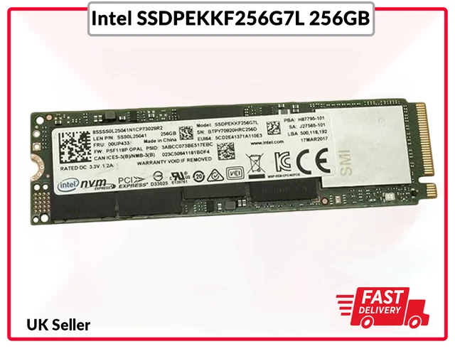 INTEL 256GB SSD P N SSS0L25041 PCIe NVMe M.2 SSD SSDPEKKF256G7L 49.99 PicClick UK