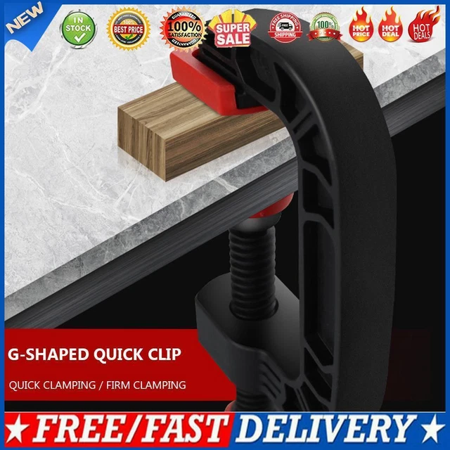 Adjustable Heavy Duty G Type Wood Clip Woodworking Carpenter C Clamp Jig Fixture