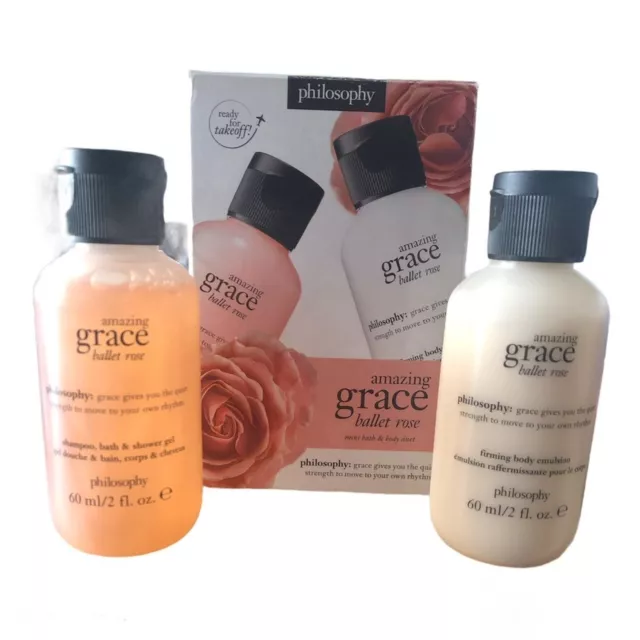 Philosophy Amazing Grace Ballet Rose Duo Shower Gel Firming Body Emulsion