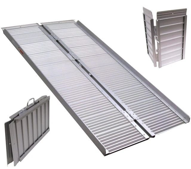 Rampa per soglie 15x140x900mm in gomma piena con superficie antis
