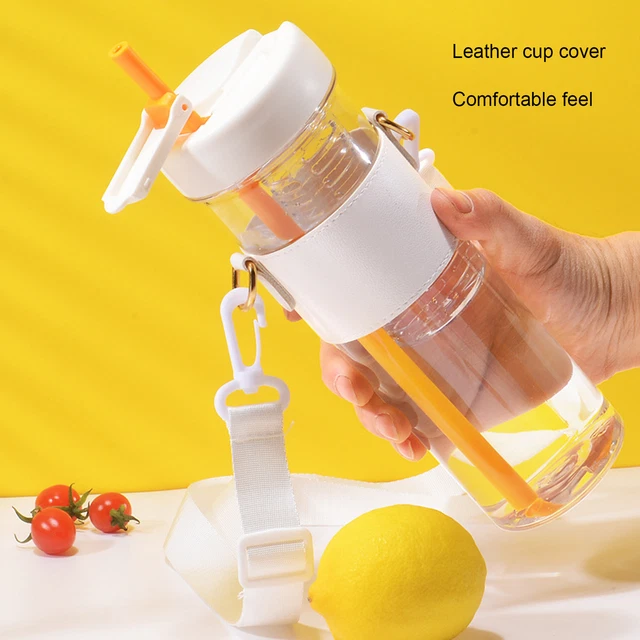 Botella de agua de 850 ml portátil gran capacidad deporte resistente a altas temperaturas