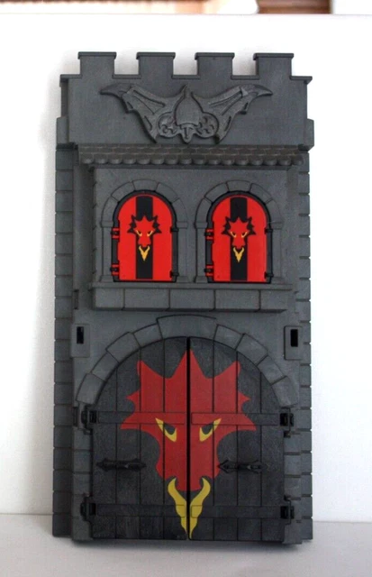 Chateau du dragon rouge 3269 Playmobil avec extensions 7759/7760