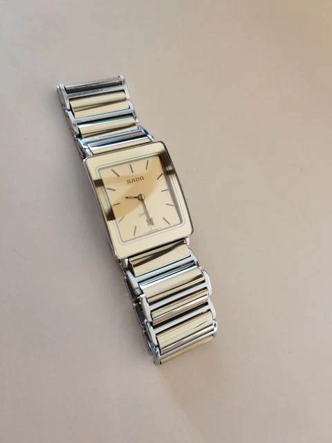 Montre Rado Diastar Intégral Jubilé Pour Femme - 18x22 Mm, Quartz - Occasion (petites Rayures)