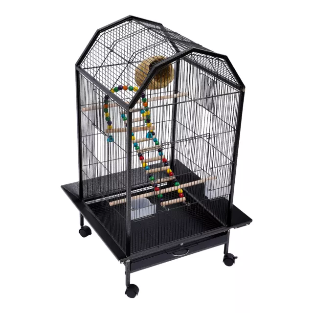 Bird Cage Play Top Bird Parrot Finch Cage Macaw Cockatoo Pet Supplies 39.9''H