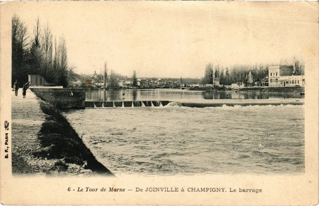 CPA Le Tour de Marne de Joinville a Champigny - Le Barrage (1352727)