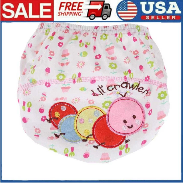 Baby Nappies Diapers Cotton Reusable Washable Infants Training Pants(90 C)