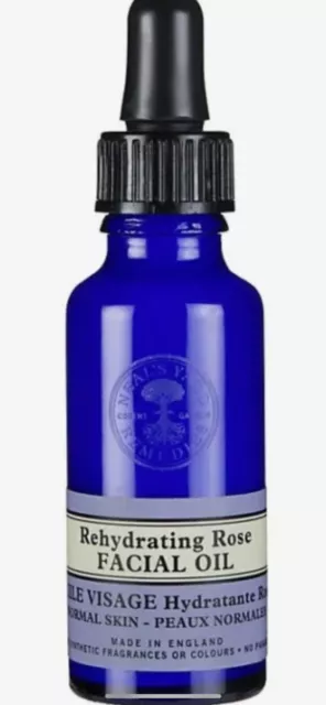neals yard rehydrating rose facial oil. 28ml 09/25