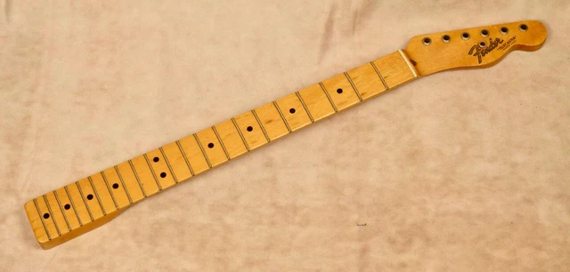 Vintage 1952 Fender Telecaster Neck, Tadeo Gomez Blackguard Broadcaster Nocaster