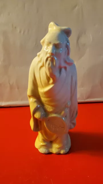 Antique/vintage Chinese Ceramic Wiseman Immortal Figurine sage 5.5"