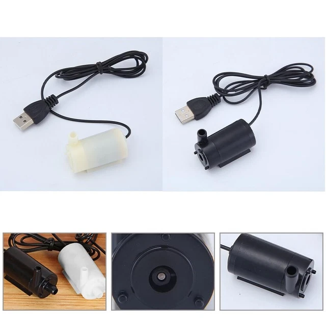 Puupaa Pompe à Eau Brumisateur USB 5V Avec Lumières LED - Fontaine Brouillard Pour Étang, Halloween & Jardin