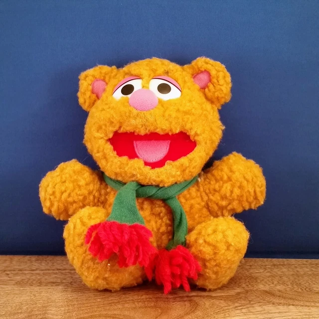 McDonalds Jim Henson Muppet Baby Fonzie Bear Plush Stuffed Scarf 1988 80's