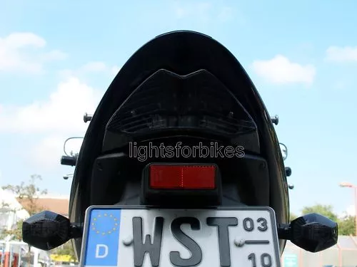 Lumière Arrière LED Feu Noir Suzuki GSX 650 F Gsxf Fumé Queue