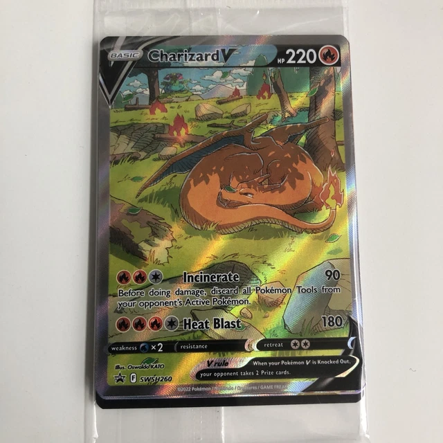 CHARIZARD FULL ART Ultra Premium Kollektion SWSH 260 261 262 - Sealed ...