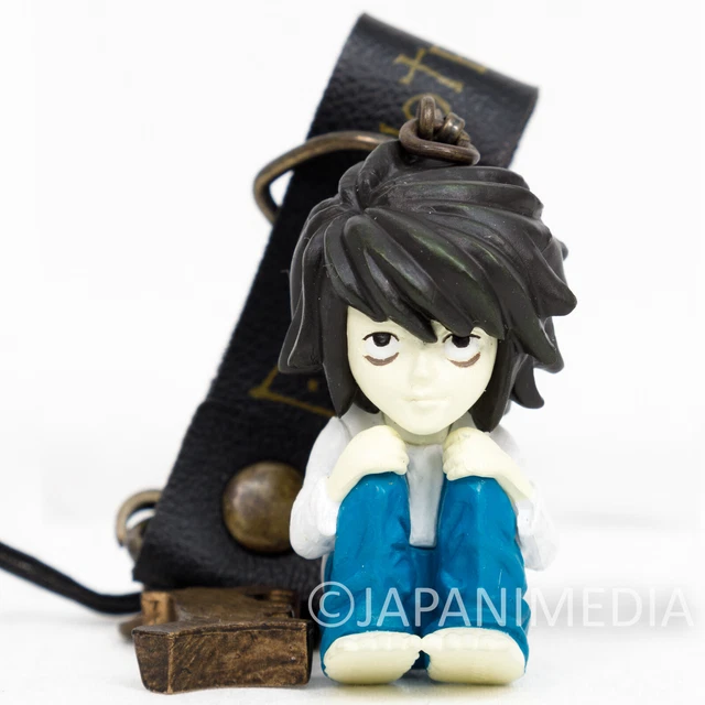 RARE! Death Note L Ryuzaki Mascot Figure Key Chain JAPAN ANIME MANGA