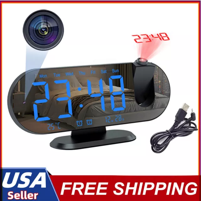 US Security Pinhole Camera WIFI 64G Night Vision Motion Detection Video Recorder