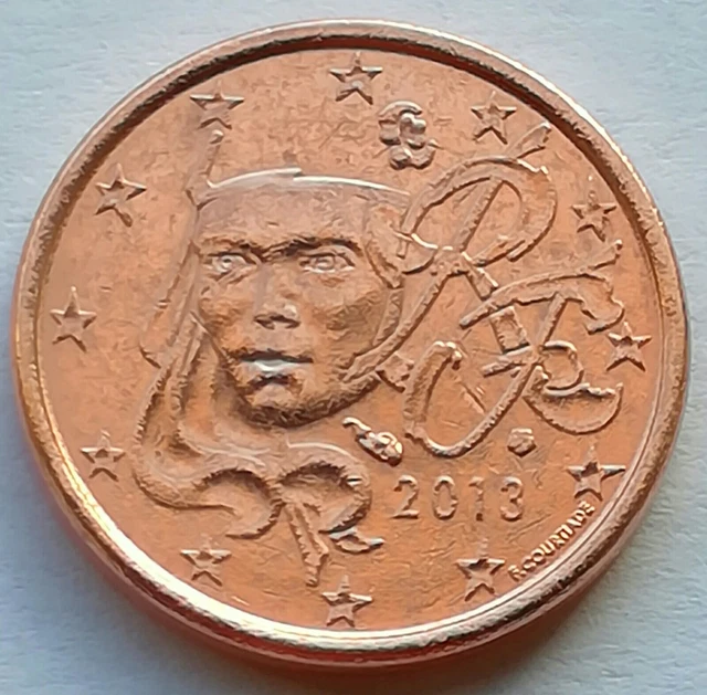 FRANCIA 1 cent 2013
