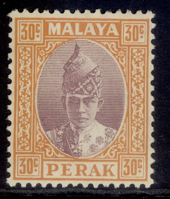 MALAYSIA - PERAK GVI SG116, 30c dull purple & orange, M MINT. Cat £13 ...