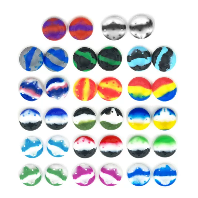 8Pcs Colorful Gel Analogue Thumb Grip Stick Caps For PS4/PS3 Xbox 360/Xbox One