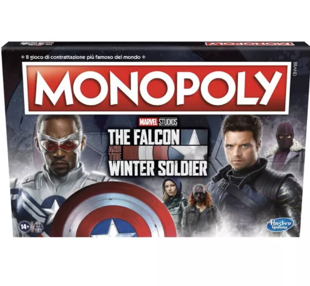 Monopoly rettangolare Monopoli avengers in Italiano Hasbro Gaming -nuovo-Italia
