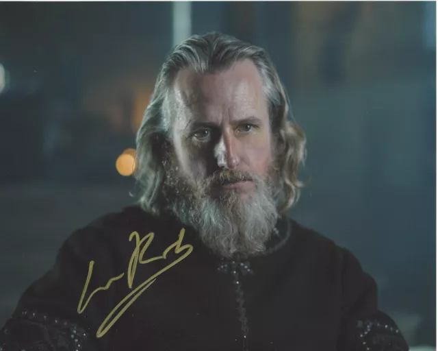 LINUS ROACHE SIGNED AUTHENTIC 'VIKINGS' 8X10 PHOTO B w/COA ACTOR PRIEST PROOF