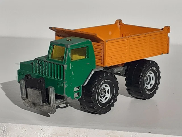 Ancien Camion Benne Renault Jouet – Collection Voiture Vintage, état D'usage