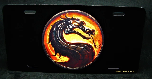 Dragon Metal Car License Plate Autotag. Dragon Car License Plate
