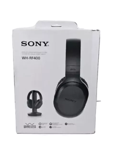 Sony RF400 Wireless Home Theater Headphones for TV - Black