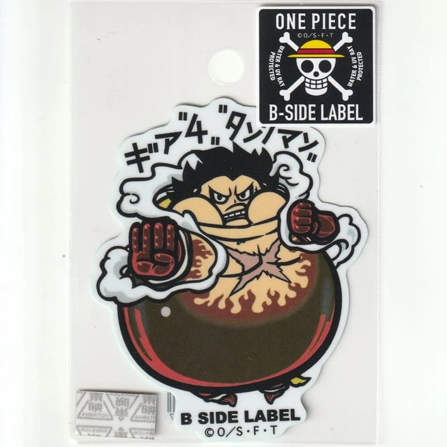 ONE PIECE x B-Side Label Sticker Luffy Gear 5 A Nika Waterproof