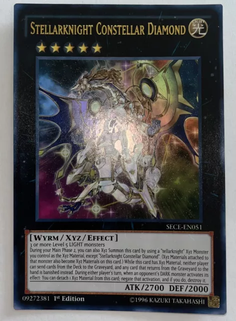 Yu-Gi-Oh - STELLARKNIGHT CONSTELLAR DIAMOND - SECE-EN051 - Ultra - NM/M B