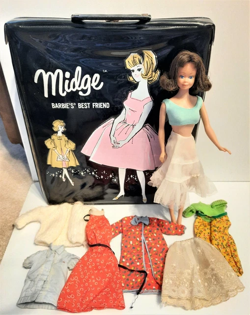 Barbie and midge sales doll case 1963