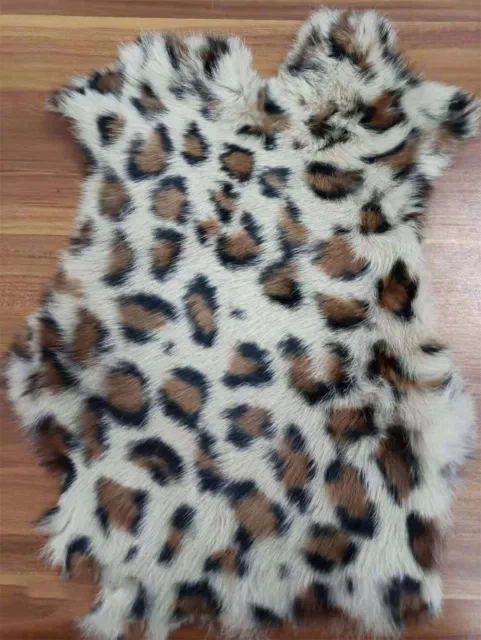 2pcs Genuine RABBIT Pelt SKIN ANIMAL PRINT FUR LEATHER HIDE CRAFT SOFT Natural 2pcs Genuine RABBIT Pelt SKIN ANIMAL PRINT FUR LEATHER HIDE CRAFT SOFT Natural