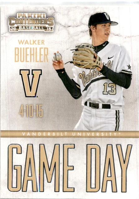 2015 Panini Contenders Baseball Game Day Tickets Walker Buehler #12