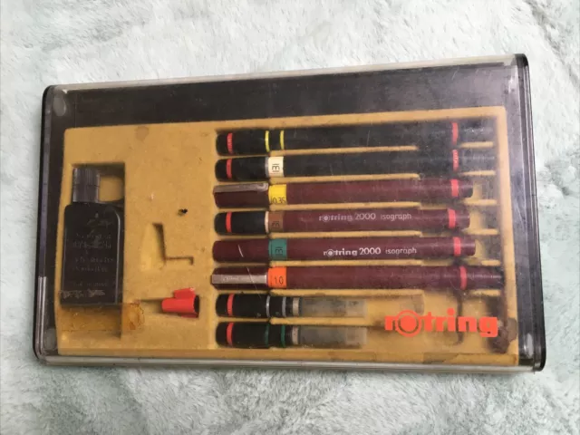 Rotring  2000 isograph technical drawing pens