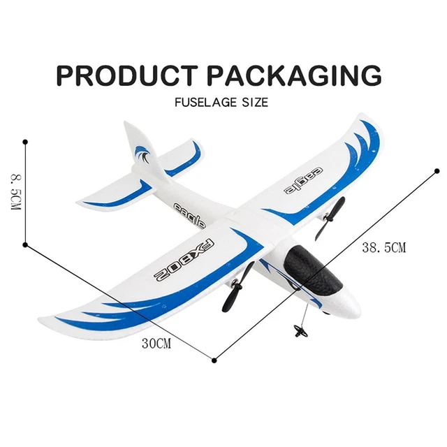 FX802 Vitesse élevée Télécommande Avion RC Planeur Jouet d'avion Mousse EPP 9