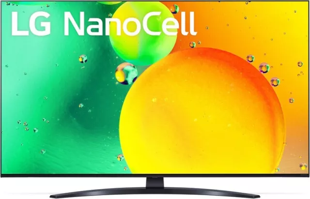 LG 55NANO766QA 55 Zoll (139cm) NanoCell 4K UHD Smart TV schwarz Google NEU