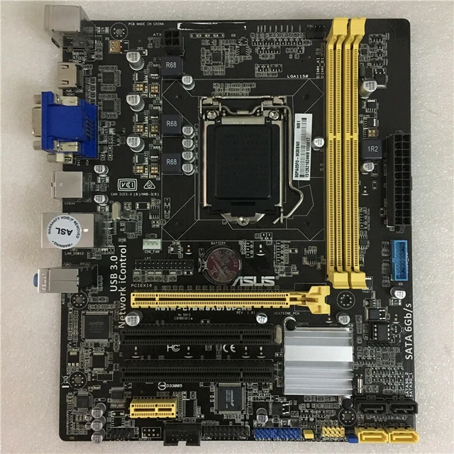 Scheda Madre H81 LGA1150 Per CPU Intel 4ª Generazione – Supporto DDR3, USB2.0, Uscita VGA+HDMI – Ottima Per Upgrade PC