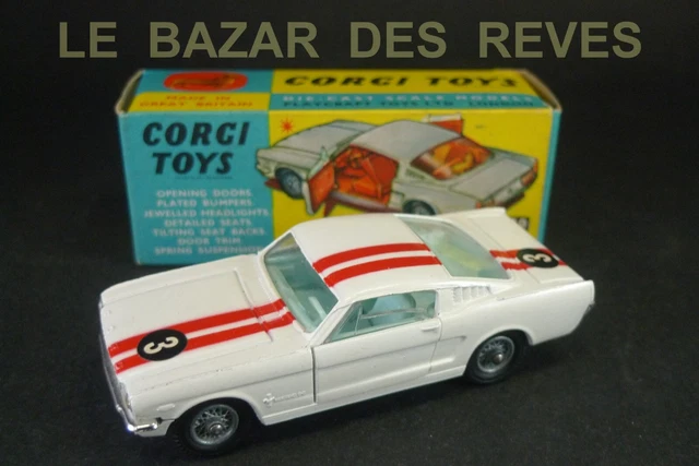 Ford Mustang Coupé Fastback, Corgi Toys réf: 325, teinte