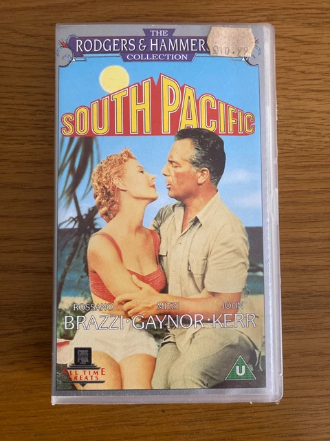 SOUTH PACIFIC - VHS Video 1986 - CBS FOX Classic Rodgers Hammerstein ...