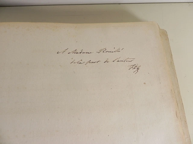 recueil de partitions anciennes de musique signées PIANO HARPE Partition sheet 7