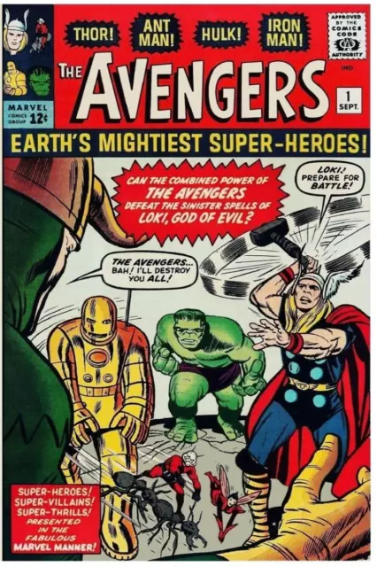 Facsimile reprint covers only to THE AVENGERS #1 - (1963)