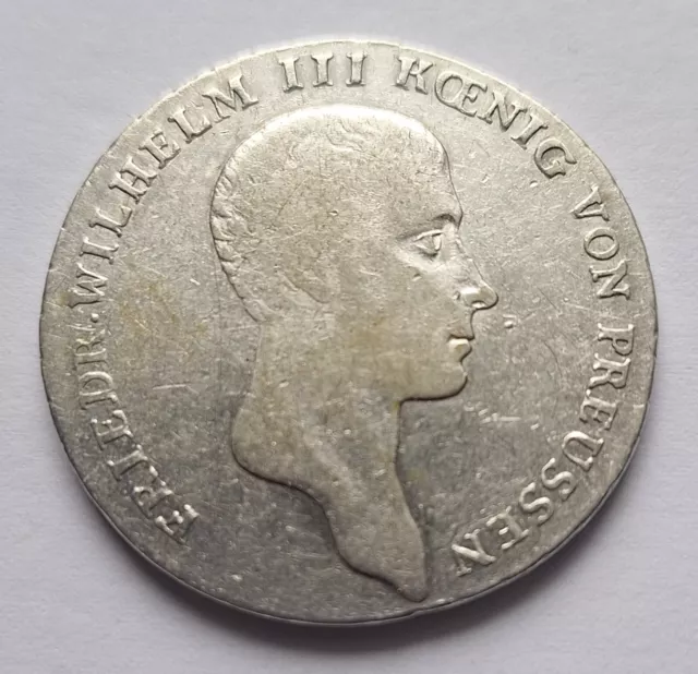 1 Taler 1815 „A“ Friedrich Wilhelm III. 1797-1840 Brandenburg - Preußen Silber 3