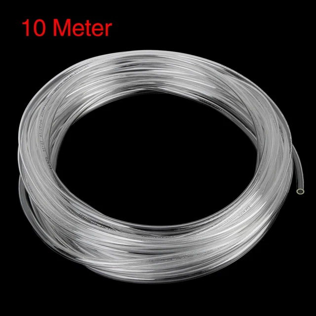 10 Meter 32.8ft Clear Polyurethane PU Air Hose Pipe Tubing 6mm OD 4mm ID for Car